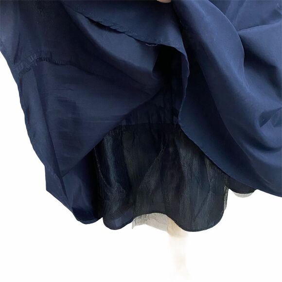 ELIZA J Cuff Sleeve V Neck Ruched Waist Dress - Picture 13 of 13